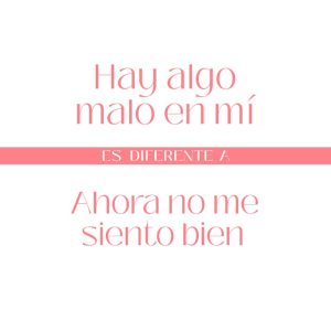Hay algo malo en mí